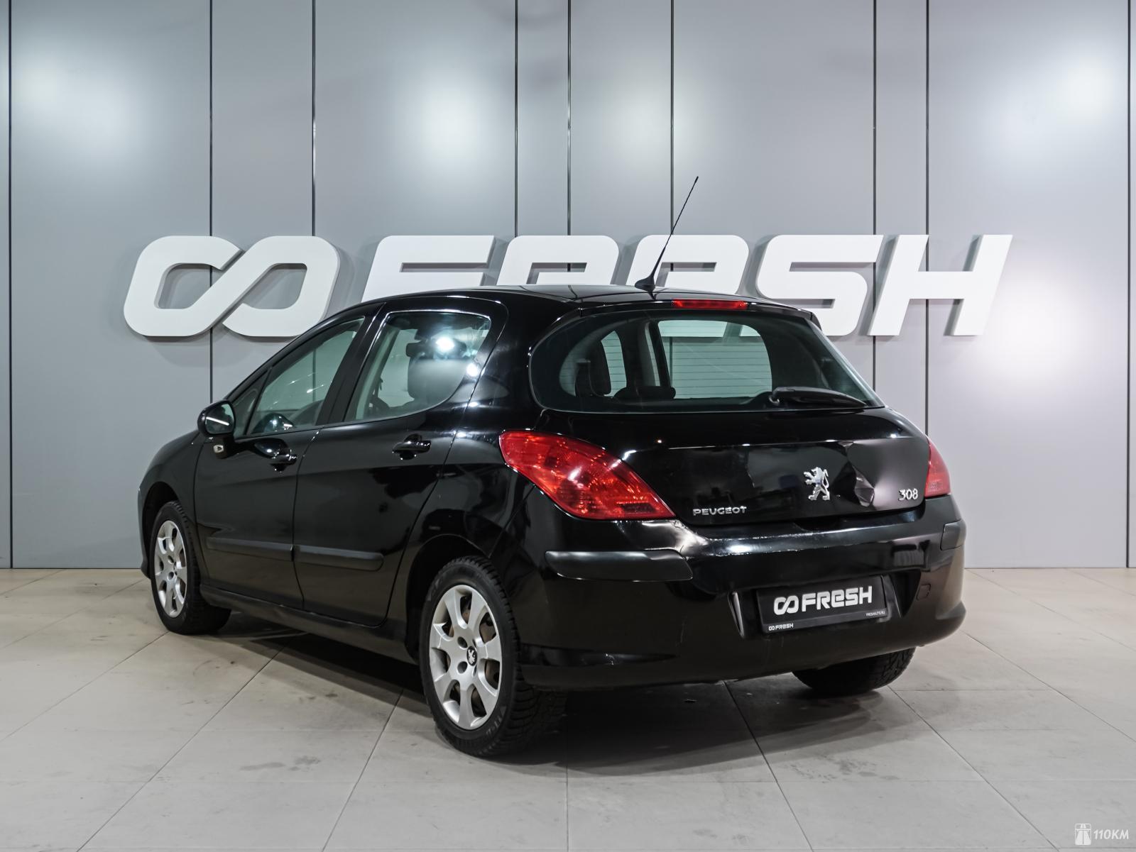 Peugeot, 308, I, 1598, 120, бензин, хэтчбек, автомат, передний привод, среднее состояние, левый, черный, 389 000 ₽