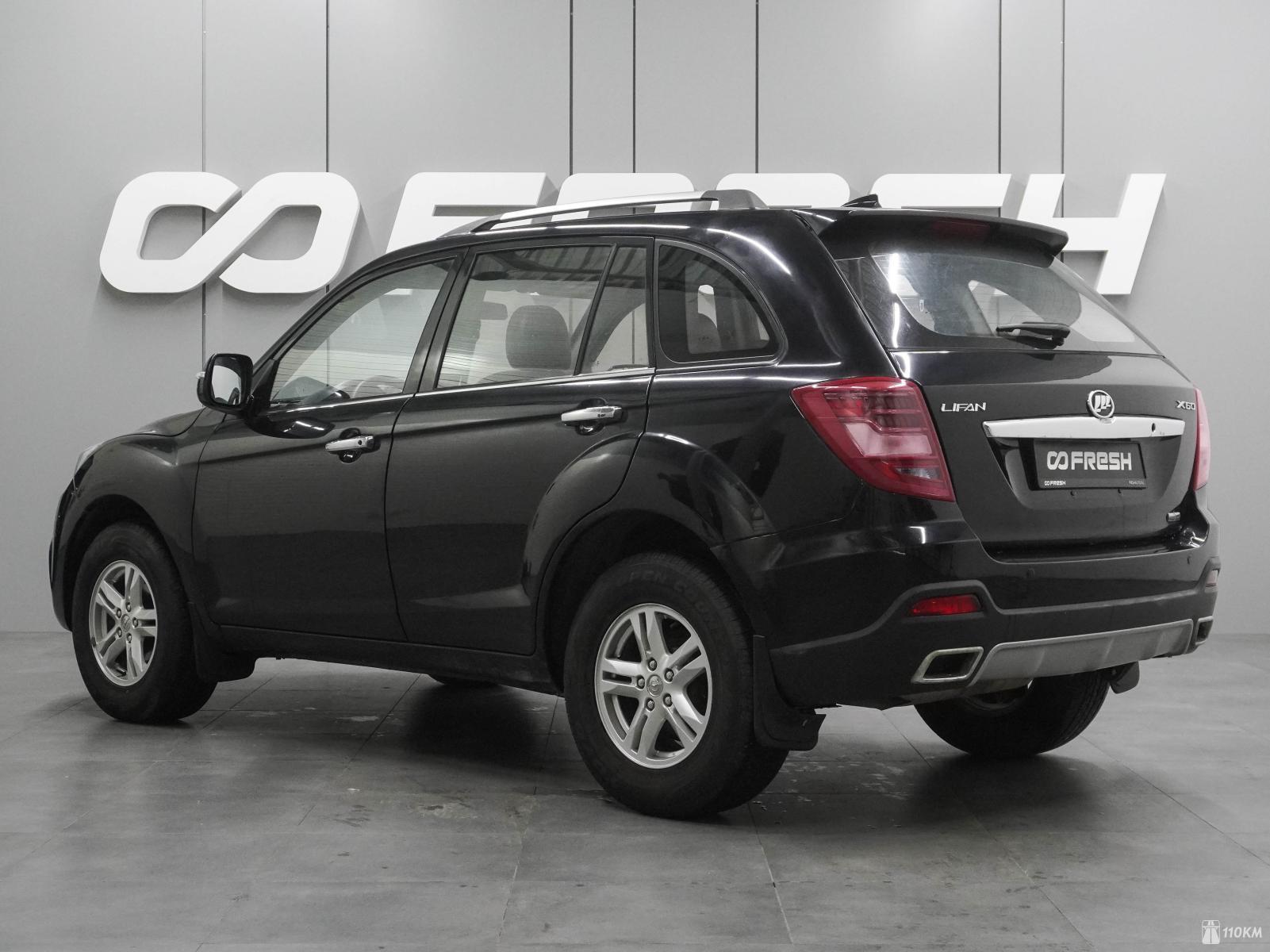Lifan, X60, I Рестайлинг 2, 1794, 128, бензин, внедорожник, механика, передний привод, среднее состояние, левый, черный, 659 000 ₽