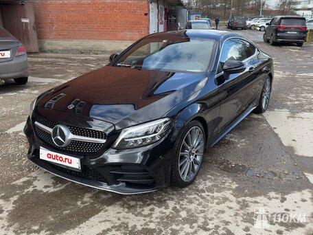 Mercedes, C-класс, 1600, 476, бензин, купе, автомат, задний привод, среднее состояние, левый, черный, 4 000 000 ₽