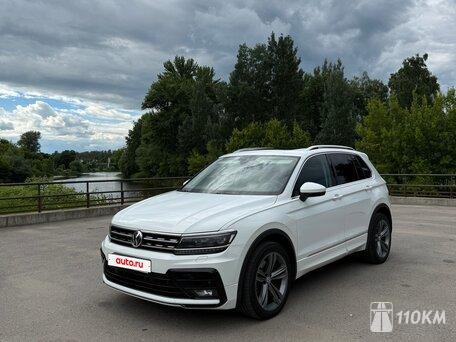 Volkswagen, Tiguan, 2000, 220, бензин, внедорожник, робот, полный привод, среднее состояние, левый, белый, 3 400 000 ₽