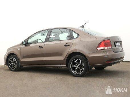 Volkswagen, Polo, 1600, 110, бензин, седан, автомат, передний привод, среднее состояние, левый, коричневый, 1 375 000 ₽